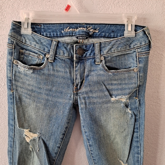 American Eagle Glittery Jeans - Picture 2 of 6